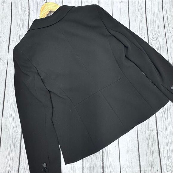 NWT Jones New York Women’s Tuxedo Jacket with Satin Lapels Size 12 - Picture 5 of 5